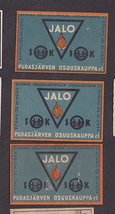 Ancienne étiquette allumettes Finlande BN14408 Jalo - Picture 1 of 1