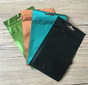 Bolsas de papel de aluminio resellables de 4 colores bolsas de almacenamiento de alimentos Mylar auto-sellado - Imagen 1 de 13