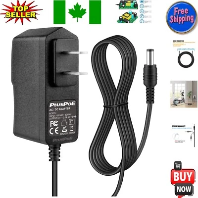 6V AC Adapter with Overload Protection - Perfect for ProForm Ellipticals Foto 1 de 4