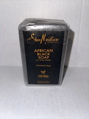 Африканский черный мыльный батончик для склонной к акне и проблемной кожи от SheaMoisture для унисекс... - Изображение 1 из 2