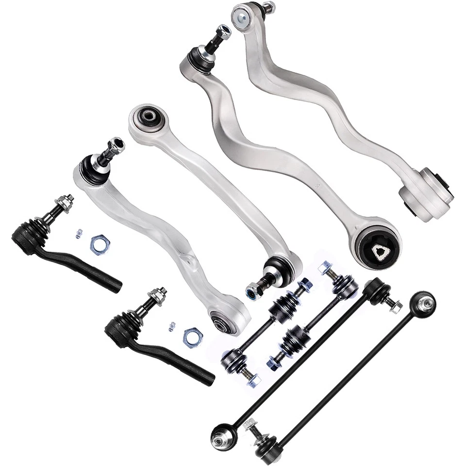 Barra estabilizadora de barra de amarre exterior brazo de control inferior delantero 10 piezas para BMW 530i 545i 2004-2005 Foto 1 de 4
