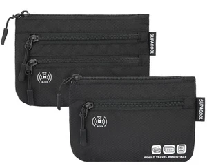 Passport Holder Bag, Travel Wallet for Men Women Family, Passport Pouch, Card... - Picture 1 of 8