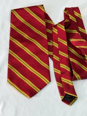 Abercrombie & Fitch мужской красный полоски шелковый галстук  - Изображение 1 из 4