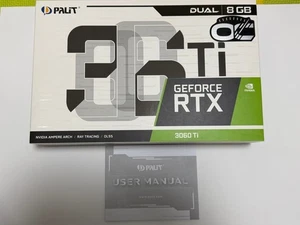 Palit GeForce RTX 3060 Ti Dual OC 8GB GDDR6 GPU No Mining Boxed JP  - Bild 1 von 10