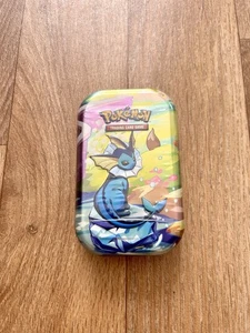 Pokemon TCG Scarlet & Violet Prismatic Evolutions Mini Tin | Vaporeon - Picture 1 of 2