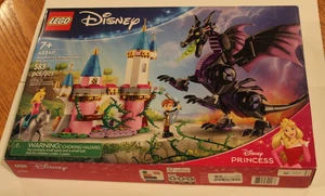 LEGO DISNEY PRINCESS MALEFICENT'S DRAGON FORM 43240 SEALED DAMAGE TO BACK OF BOX - Picture 1 of 6