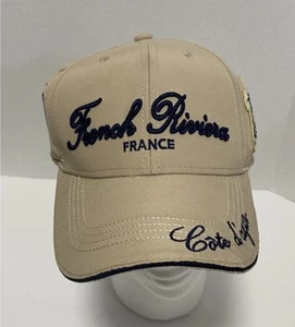 Baseballmütze Crench Riviera bestickt Spa Trucker Frankreich Monaco neu mit Etikett 100 % Baumwolle - Bild 1 von 10
