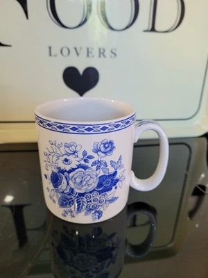 Spode Mug - Blue Room Collection - Blue Rose - Floral Design - Fine Porcelain - Image 1 of 4
