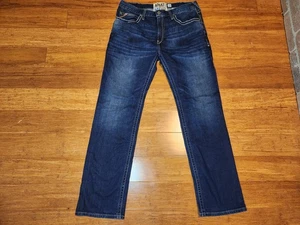 Ariat M2 Relaxed Boot Cut Mens Jeans Blue Denim Western Workwear Pants 38x36 - Picture 1 of 17