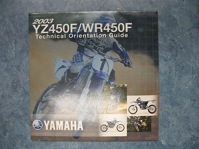 Yamaha YZ450 WR450 F 2003 usado guía de orientación técnica YZ450F WR450F CD ROM Foto 1 de 2