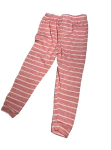 Girl Pink White Straps Leggings Size 3T - Picture 1 of 2