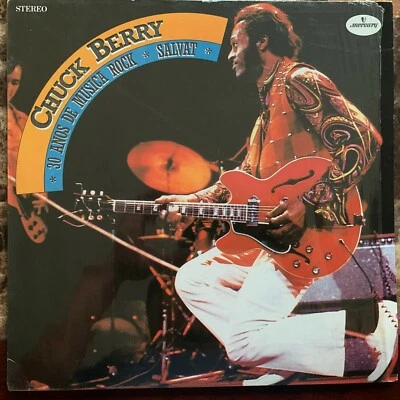 CHUCK BERRY -30 AÑOS DE MUSICA ROCK SALVAT GOLDEN HITS- 1984 MEX LP SHRINK WRAP - Image 1 of 4