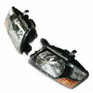Headlights Head Lights Lamps 2000-2006 For Mitsubishi Pajero Montero L + R Set - Bild 1 von 11