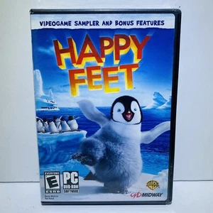 Totalmente Nuevo - HAPPY FEET - MUESTREADOR DE VIDEOJUEGOS - SOFTWARE DVD-ROM PC - WINDOWS XP - Imagen 1 de 3