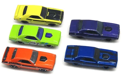 Hot Wheels Dodge Challenger 70s Cars Lot of 5 Multicolor Diecast Collectibles - Image 1 of 4