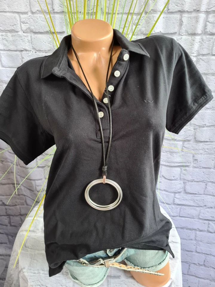 LTB Shirt Poloshirt Tunika Oberteil schwarz  Gr. S bis XXL (3 223) NEU - Bild 1 von 4