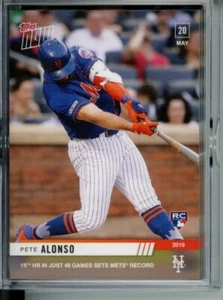 2019 Topps Now Pete Alonso #252 RC Rookie Mets Record - Bild 1 von 1