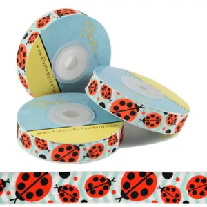 Marienkäfer Druck 5/8" Überschlag Gummizug - Bild 1 von 1