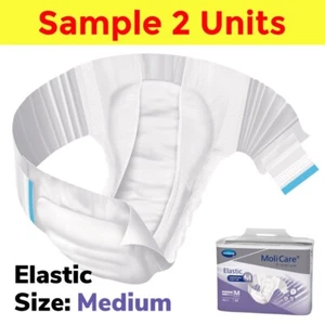 Molicare Premium Elastic M (Medium) 8 Drops Unisex Sample 2 Units - Picture 1 of 3