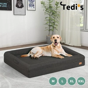 Tedi’s Orthopedic Dog Bed Calming Pet Beds Washable Portable Handle Large - Picture 1 of 32