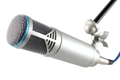 RoXdon DC1 Large Diaphragm Dynamic Studio Broadcast Microphone (Silver) - Image 1 of 2