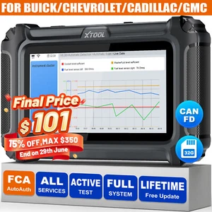 XTOOL IP500 Bidirectional OBD2 Scanner Diagnostic Tool for Chevrolet Cadillac GM - Picture 1 of 18