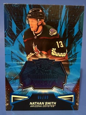Nathan Smith 2022-23 SPx Finite Rookies Blue Badge 06 /99 #F-44 Phoenix Coyotes - Image 1 of 2