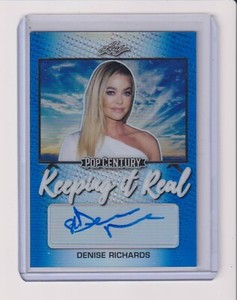 2020 LEAF POP CENTURY KEEPING IT REAL SIGNATURES DENISE RICHARDS 23/25