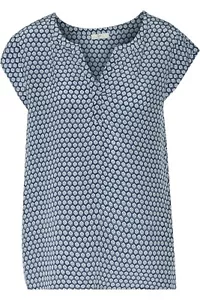 JOIE Seidenbluse Tashi geometrisches Muster Flügelärmel, XSmall - Bild 1 von 8