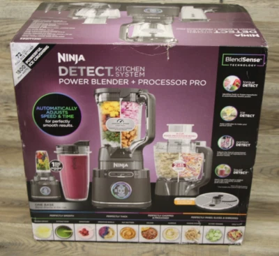 Ninja - Sistema de cocina Detect Licuadora eléctrica + Procesador de alimentos Pro con 24 oz. Foto 1 de 2