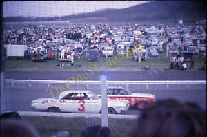 NASCAR Junior Johnson Car North Wilkesboro 1960s 35mm Slide Kodachrome
