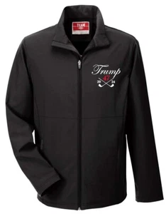 Heritage Pride Trump 47 Golf Club Embroidered Soft Shell Full Zip Jacket - Picture 1 of 4