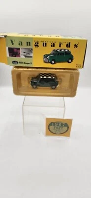 Vanguards Limited Edition 1/43 VA02511 MINI COOPER S GREEN WHITE CHECK ROOF - Image 1 of 4