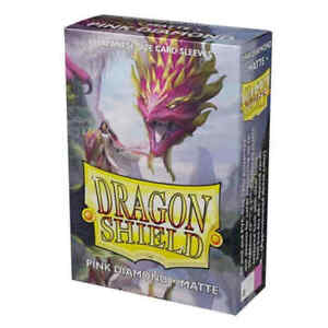 Japanese Matte Pink Diamond 60 ct Dragon Shield Sleeves VOLUME DISCOUNT