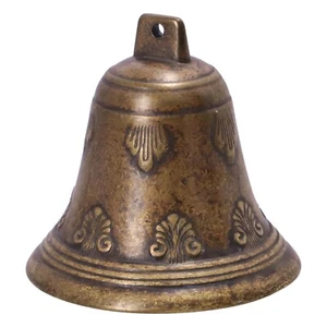 Glocke Kleine Glocke Aus Antikem Messing Mit 12 Cm - Bild 1 von 5