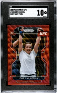 2022 Panini Prizm UFC - Cory Mckenna Ruby Wave Rookie Card #131 SGC 10 - Picture 1 of 2