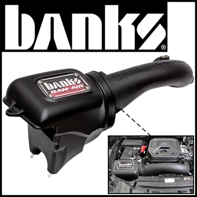 Sistema de admisión de aire frío Banks Power Ram-Air para Jeep Wrangler JL 2.0T 2018-2023 Foto 1 de 4