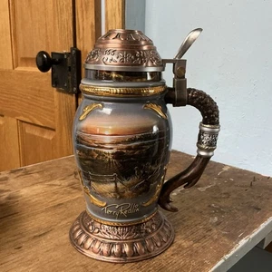 The Bradford Exchange Terry Redlin Simple Pleasures Stein Tankard *READ* - Picture 1 of 17