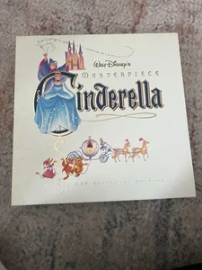 Disney's Cinderella Masterpiece Deluxe CAV Laserdisc Edition Box Set - Picture 1 of 2