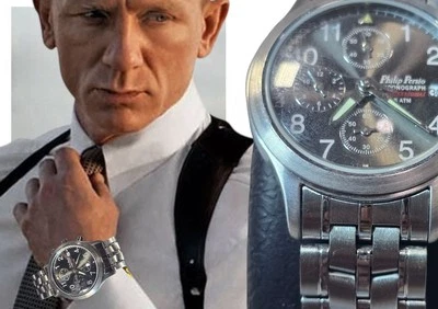 PHILIP PERSIO 🔥⌚QZ MEN'S CHRONOGRAPH, NWT - Image 1 of 4