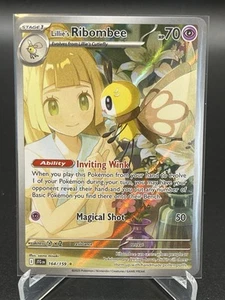 Lillie’s Ribombee IR #164 Pokémon Card - Holo - Journey Together - Picture 1 of 2