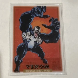 SkyBox Marvel Masterpieces '92 2024 platino corte transparente #97 Venom - Imagen 1 de 2