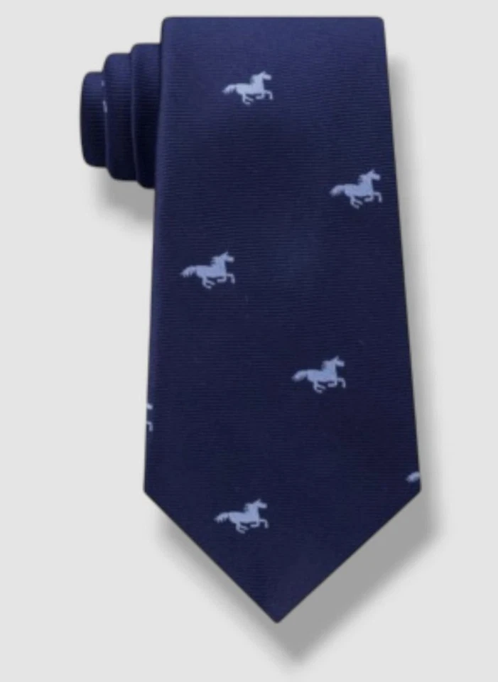 Corbata de seda Tommy Hilfiger para hombre azul diseño derby talla 60 x 3,5 Foto 1 de 1