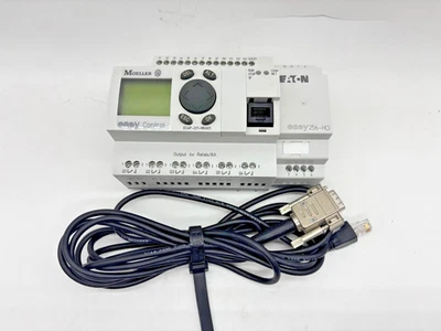 EATON/ MOELLER EASY CONTROL EC4P-221-MRAD1 CONTROLLER WITH EASY 256-HCI - Image 1 of 4