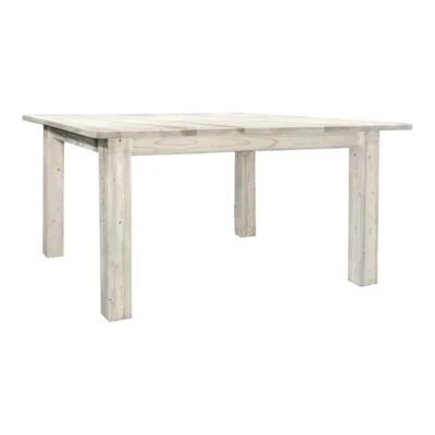 Montana Woodworks Homestead Handcrafted 4 Post Wood Dining Table in Natural - Image 1 of 4