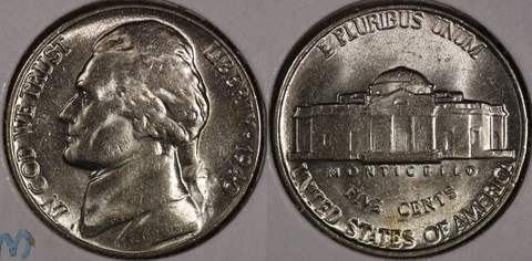 1940-P  5¢  JEFFERSON NICKEL - FULL STEPS! GEM BU! 40P41 Cover