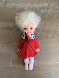 Mattel Vintage Chelsea Doll 1994 Red Velvet Dalmatian Outfit Barbie - Picture 1 of 3