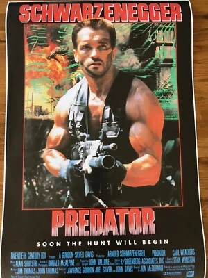 Large Movie Poster Predator 430mm x 660mm (bit Bigger Than A2) - Bild 1 von 4
