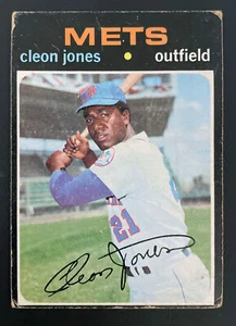 1971 Topps #527 - CLEON JONES - NY Mets - High# - Foto 1 di 4