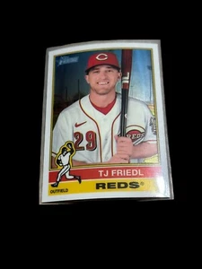Topps Heritage 2025 - High Number SP T.J. Friedl #491 cromo - Imagen 1 de 2